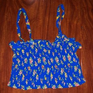 Floral cropped top